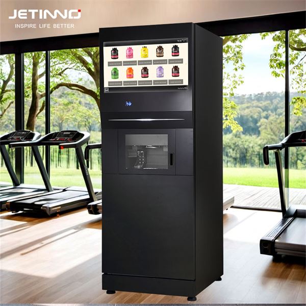 Predajný automat na energetické nápoje s proteínovým kokteilom 27ihch